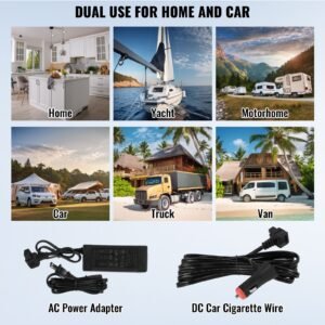 car refrigerator 12 volt car refrigerator fridge 25 l dual zone portable freezer 4 68 f adjustable range 1224v dc and 100 240v ac compressor cooler for outdoor camping rv 5.jpg