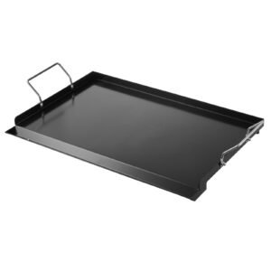carbon steel griddle 24x16 inch universal flat top rectangular plate gas grill griddle for bbq grill teppanyaki portable family cookware with handle for camping tailgating party 17.jpg