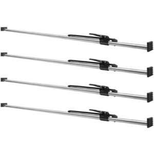 Cargo Bar, Ratcheting Cargo Bar Adjustable from 89" to 104", Heavy-duty Steel Cargo Stabilizer Bar with 309 lbs Capacity, Truck Bed Load Bar for Truck Bed, Trailer, Semi Trailer (4 pcs)