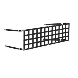 cargo net 96 in x 81 in heavy duty truck cargo net for truck bed 4 adjustable straps with carabiners and rubber coated hooks durable suitable for pickup jeep truck suv boat black 2.jpg