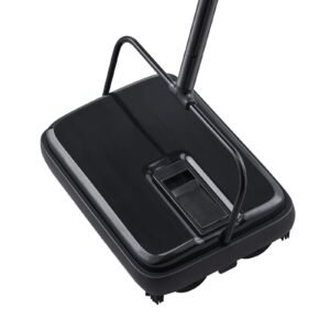 carpet sweeper 787 in sweeping paths floor sweeper manual non electric 300 ml dustbin capacity with comb for home office rugs hardwood surfaces wood floors laminate cleans dust pet hair 3.jpg
