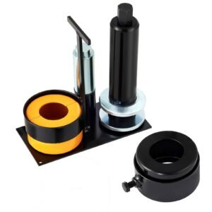 Carrier & Pinion Bearing Puller, Compatible with Dana 30, 40, 60, 70, Ford 9" Bearings, Pinion Puller Tool with 2 Clamshells, 45# Steel Clamshell Carrier Bearing Puller for Auto Repair