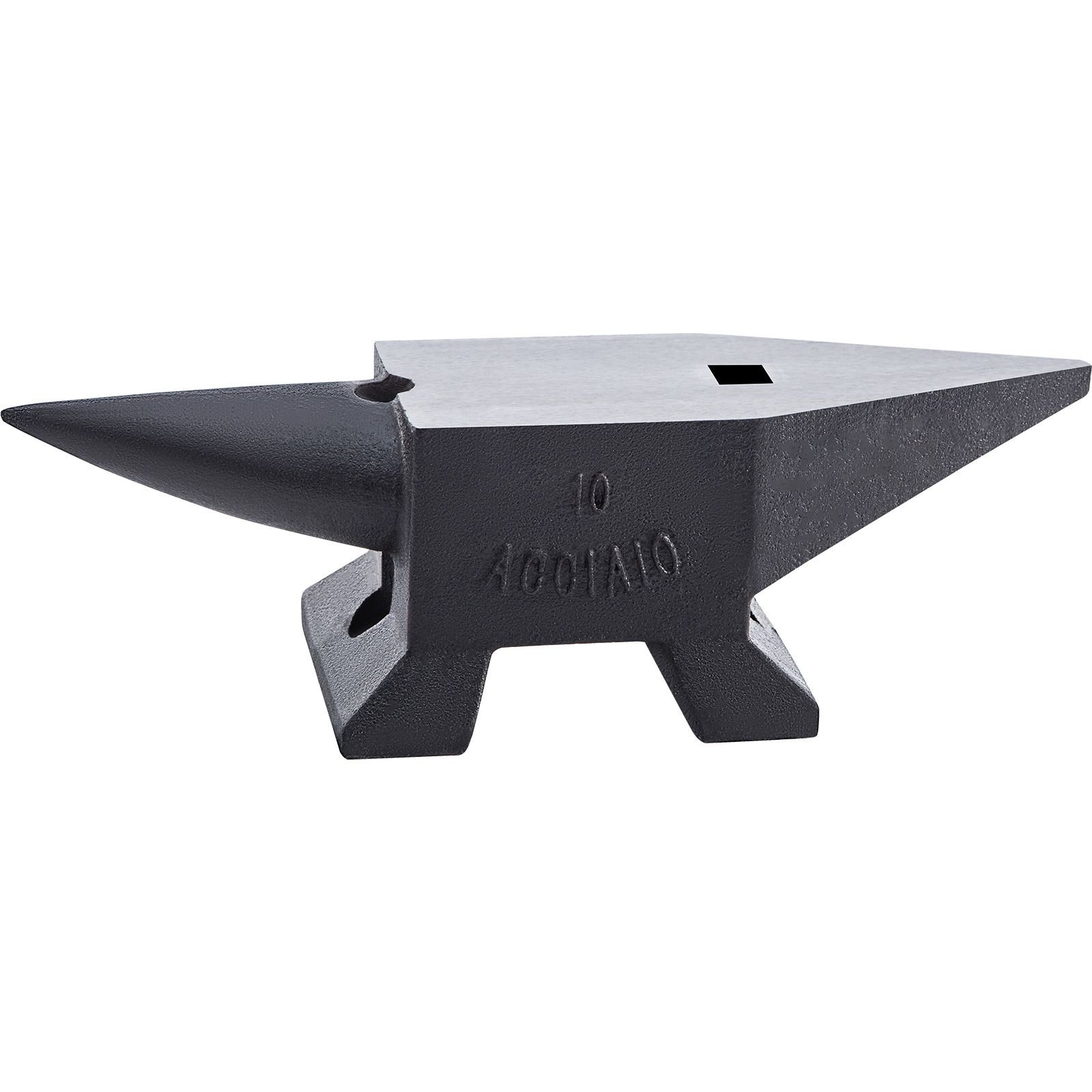cast iron anvil 22 lbs10kg single horn anvil with large countertop and stable base high hardness rugged round horn anvil blacksmith for shaping bending.jpg