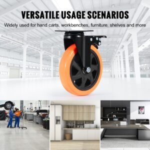 caster wheels 6 inch swivel plate casters set of 4 with security ab locking no noise pvc wheels heavy duty 700 lbs load capacity per caster non marking wheels for cart furniture workbench 5.jpg