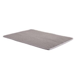 cat litter mat 30 x 24 in double layer litter box mat non slip urine proof litter trapping mats for indoor cats honeycomb design soft on paws washable large kitty mats for floor 5.jpg