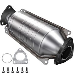 Catalytic Converter Compatible with 1998-2002 Honda Accord 2.3L, Direct-Fit High Flow Series Cat Converter, Stainless Steel Exhaust Converter Pipe with Flange Design & Gasket (OBD III Compliant)