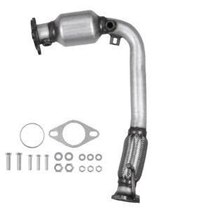 Catalytic Converter, Compatible with Chevrolet Equinox/GMC Terrain/Chevy Captiva Sport, 2.4L L4, Front, Replacement OE 16581 16796, Stainless Steel High Flow, for Exhaust Gas Purification