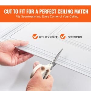ceiling tiles 12 pack 24 x 24 in drop ceiling tiles premium pvc sheet easy installation cutting plastic glue up ceiling tile ceiling covering for homeoffice decoration white geometric 5.jpg