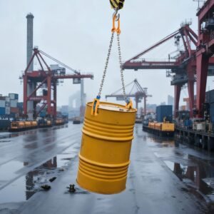 chain drum lifter g80 drum lifting chain sling with thickened security hook 2000lbs capacity 16ft long sturdy drums handling equipment carbon steel barrel lifter for plastic metal drums 1.jpg