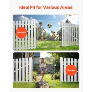chain link fence gate 70 x 72 in adjustable chain link fence panel fit 3 ft w x 4 ft h garden fence gate opening rust resistant galvanized fencing gate for farm posts not included 5.jpg