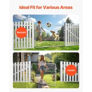 chain link fence gate 72 x 48 in adjustable chain link fence panel fit 22 6 ft w x 6 ft h garden fence gate opening rust resistant galvanized fencing gate for farm posts not included 5.jpg