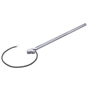 Chain Wrench, 48 inch Chain Pipe Wrench, 13.4 inch Diameter Capacity, CRV Reversible Pipe Fitting Tool Wrench with High Strength Jaw and Ergonomic Handle, for Pipe Installation and Car Repair