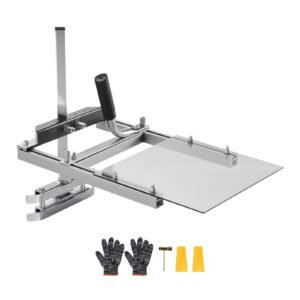Chainsaw Mill, Portable Sawmill Fits 16-20 in Planking Milling Bar, Lumber Cross Cutting Guide Chain Saw with Shield, 0.2-11.81 in Cutting Thickness, Timber Chainsaw Mill Kit for Woodworkers