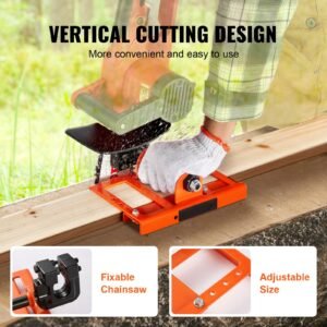 chainsaw mill vertical lumber cutting guide with 2 6 cutting width cast iron portable timber chainsaw attachment lightweight wood timber milling attachment for builders and woodworkers 4.jpg