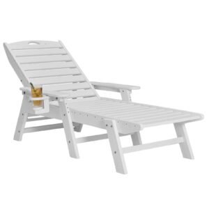 chaise lounge chair 400 lbs weight capacity 6 positions adjustable patio lounge chair outdoor hdpe lounge chair with backrest cup holder for pool poolside deck backyard lawn white 4.jpg
