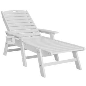 chaise lounge chair 400 lbs weight capacity 6 positions adjustable patio lounge chair outdoor hdpe lounge chair with backrest cup holder for pool poolside deck backyard lawn white 5.jpg