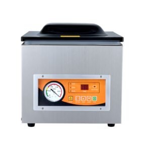Chamber Vacuum Sealer, 260W Sealing Power, Vacuum Packing Machine for Wet Foods, Meats, Marinades and More, Compact Size with 10.2 in Sealing Length, Applied in Home Kitchen
