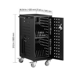 charging cart 16 device mobile charging station up to 156 in screen size office and classroom mobile charging cart for chromebook tablet and laptop 1.jpg