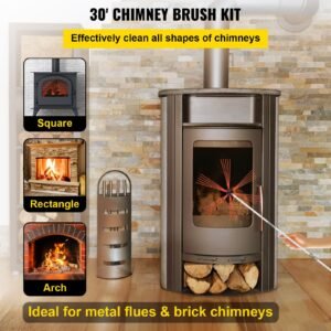 chimney sweep kit 30ft length chimney brush kit with 9 nylon flexible rods rotary chimney cleaning kit driven by drill chimney cleaning tool kits for sweeping fireplace flue 1.jpg
