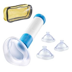 choking rescue device portable airway clear anti choking suction device with 4 multi size masks and 1 storage bag first aid kit for removing blocked objects for home school travel.jpg