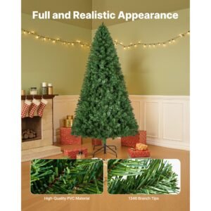 christmas tree 72ft artificial xmas tree full holiday decor trees with 1346 branch tips sturdy metal base for home party office decoration 7.jpg