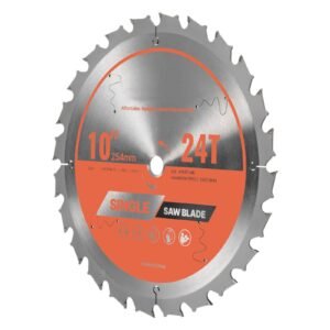 circular saw blade 10 inch diameter 24 sharp alloy teeth 58 inch arbor fine finish wood cutting blade for circular saw with noise reducing heat vents for cutting plywood osb hardwood 1.jpg