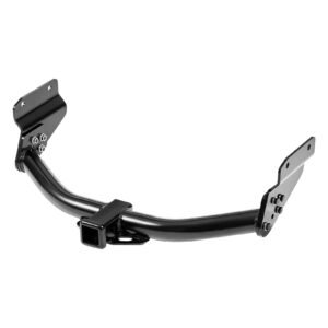 Class 3 Trailer Hitch, 2-Inch Receiver, Compatible with 2011-2021 Jeep Grand Cherokee, Q345B Steel Tube Frame, Multi-Fit Hitch to Receive Ball Mount, Cargo Carrier, Bike Rack, Tow Hook, Black