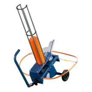 Clay Target Thrower, 75-80 Clays Pigeon Thrower, 55+ Yards Automatic Skeet and Trap Launcher on Wheels - with Adjustable Angle, Foot Pedal & Pull Handle for Clays Throwing, Shooting Sports