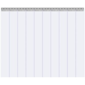 clear pvc strip curtain 84 in height x 60 in width x 008 in thickness 10 pcs walk in freezer cooler curtain strips smooth waterproof plastic door strips for warehouse freezer garage doors 2.jpg