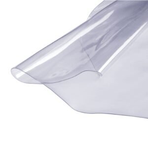 Clear Table Cover Protector, 18" x 36" Rectangle Table Cover, 1.5 mm Thick PVC Plastic Tablecloth, Waterproof Desktop Protector for Writing Desk, Coffee Table, Dining Room Table