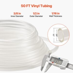 clear vinyl tubing 38 id x 12 od 50ft plastic pvc tubing flexible and cuttable clear hose 116 in wall thickness high strength pvc material for aquarium irrigation swimming pool lab 1.jpg