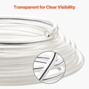 clear vinyl tubing 38 id x 12 od 50ft plastic pvc tubing flexible and cuttable clear hose 116 in wall thickness high strength pvc material for aquarium irrigation swimming pool lab 3.jpg