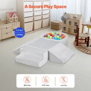 climbing toys 5 piece set foam climbing blocks for toddlers 6 months to 3 years baby climbing blocks with ball pit balls not included indoor climb and crawl activity playset for crawling 3.jpg