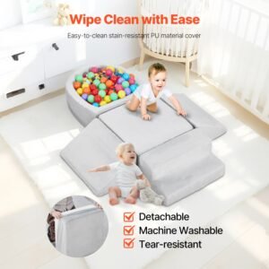 climbing toys 5 piece set foam climbing blocks for toddlers 6 months to 3 years baby climbing blocks with ball pit balls not included indoor climb and crawl activity playset for crawling 5.jpg