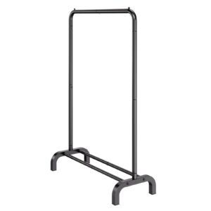 Clothes Rack, Heavy Duty Clothing Garment Rack with Hanging Rod and Bottom Storage Area, Clothing Rack for Bedroom Guest Room