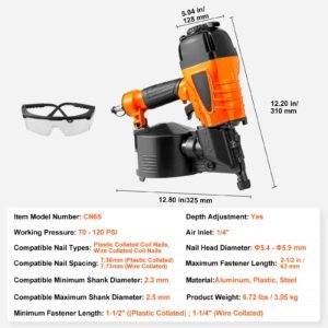 coil siding nailer cn65 1 14 to 2 12 15 degree pneumatic siding nail gun with tool less depth adjustment 70 120psi air coil nailer for siding pallet sheathing wooding fencing decking 3.jpg