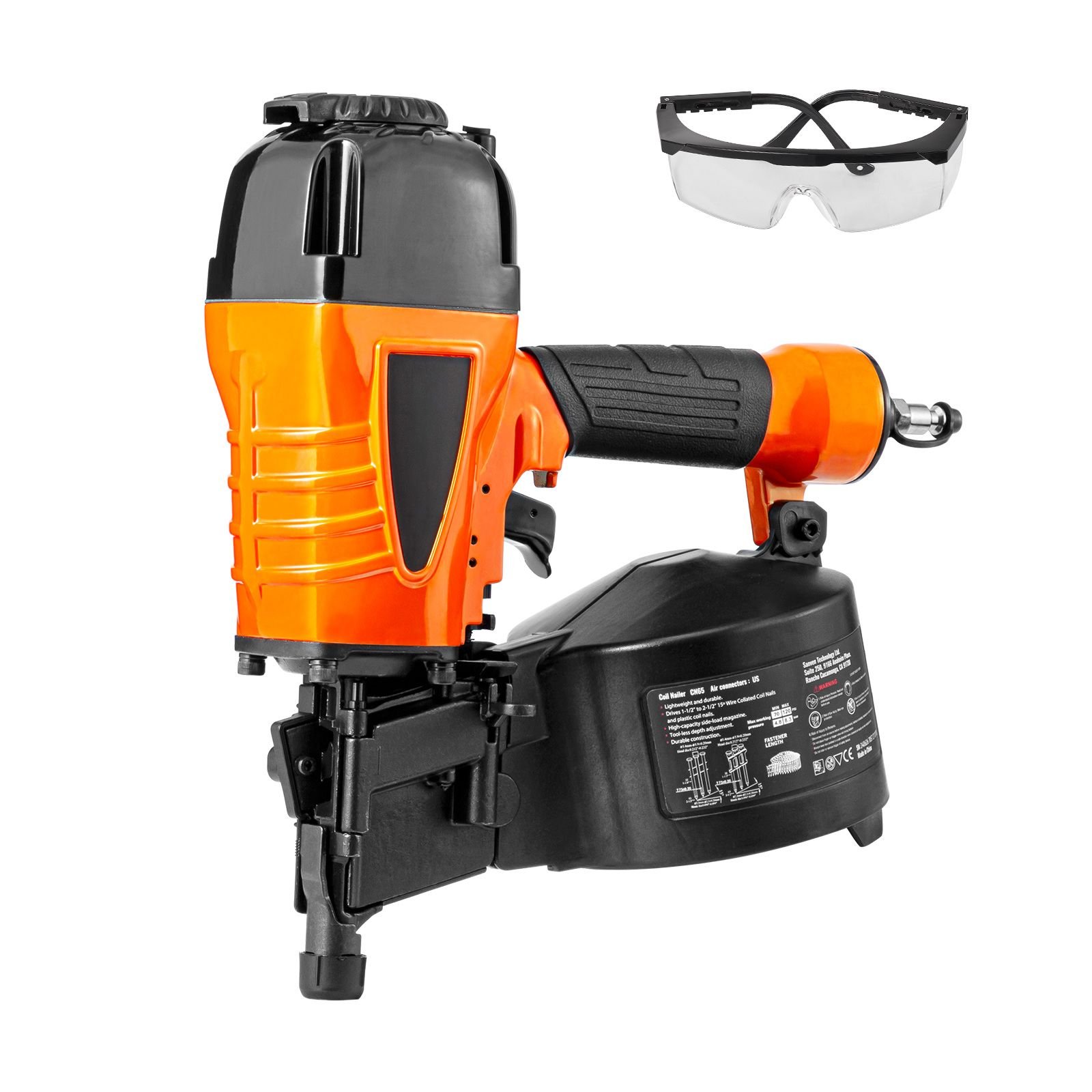 coil siding nailer cn65 1 14 to 2 12 15 degree pneumatic siding nail gun with tool less depth adjustment 70 120psi air coil nailer for siding pallet sheathing wooding fencing decking.jpg