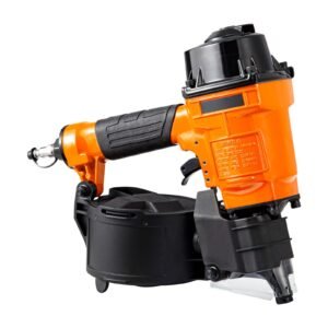Coil Siding Nailer MCN55, 1 inch to 2-1/4 inch 15 Degree Pneumatic Siding Nail Gun, 70-120PSI Air Coil Nailer for Siding, Pallet Sheathing, Fencing, Decking