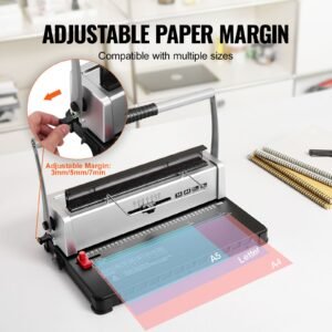 coil spiral binding machine manual book maker 34 holes binding 120 sheets punch binder with adjustable 316 916 coil binding spines and side margin for letter size a4 a5 2.jpg