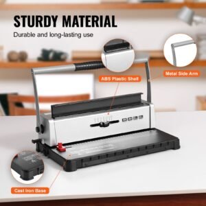 coil spiral binding machine manual book maker 34 holes binding 120 sheets punch binder with adjustable 316 916 coil binding spines and side margin for letter size a4 a5 4.jpg
