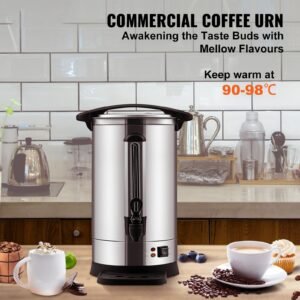 commercial coffee urn 65 cups stainless steel large coffee dispenser 1500w 110v electric coffee maker urn for quick brewing hot water urn with detachable power cord for easy cleaning silver 1.jpg