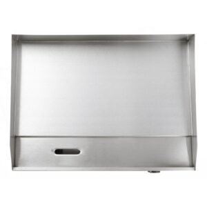 commercial electric griddle, 21 x 11.8 inch, 1750w, 122 570 fahrenheit adjustable temp control, stainless steel countertop flat top grill with 2 spatulas, 2 brushes and 4 foot pads