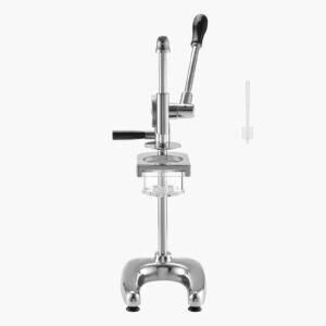 Commercial French Fry Cutter, Stainless Steel Fried Potato Strips Squeezer, Long French Fries Maker with Pull-out Extruder, Manual Mashed Potato Squeezer Machine for Restaurants & Home Kitchen