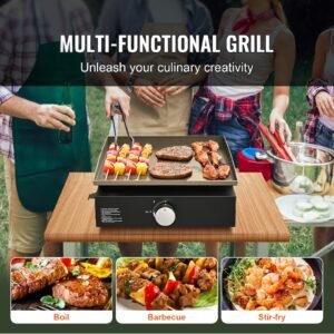 commercial griddle 169 heavy duty manual flat top griddle countertop gas grill with non stick cooking plate steel natural gas griddle 2 burners restaurant portable grill 22000 btu 1.jpg