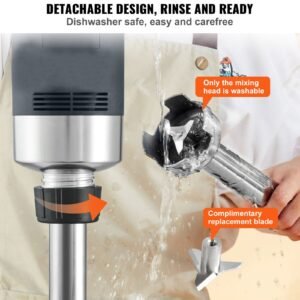 commercial immersion blender 750w 16 heavy duty hand mixer variable speed kitchen stick mixer with 304 stainless steel blade multi purpose portable mixer for soup smoothie puree baby food 2.jpg