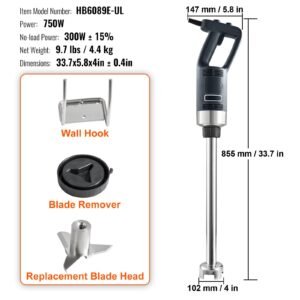 commercial immersion blender 750w 20 heavy duty hand mixer variable speed kitchen stick mixer with 304 stainless steel blade multi purpose portable mixer for soup smoothie puree baby food 3.jpg