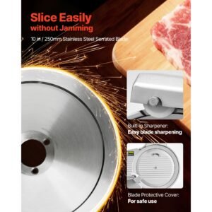 commercial meat slicer 10 inch electric deli slicer machine 320w food slicer with sus420 blade 0 04 inch adjustable thickness for frozen meat ham baguett steak 2.jpg