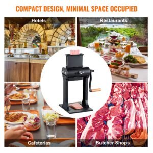 commercial meat tenderizer heavy duty stainless steel meat tenderizer machine quick and easy manual operation kitchen tool 58 feed port for beef turkey chicken pork steak and fish 5.jpg