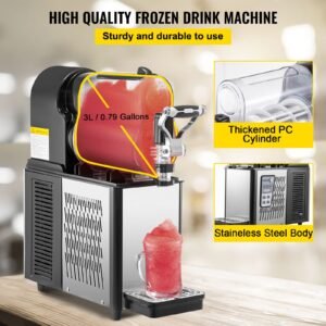 commercial slushy machine 3l single bowl slush drink maker 330w frozen drink machine with temperature preservation stainless steel home slush frozen drink machine automatic clean black 2.jpg