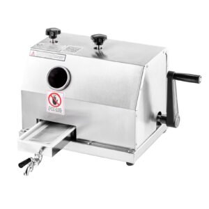 Commercial Sugar Cane Juicer, 110LBS/H High Output Sugarcane Juicer Machine with 3 Stainless Steel Rollers, 2.4" Large Inlet, Manual Sugar Cane Press Juice Extractor Squeezer for Home/Commercial